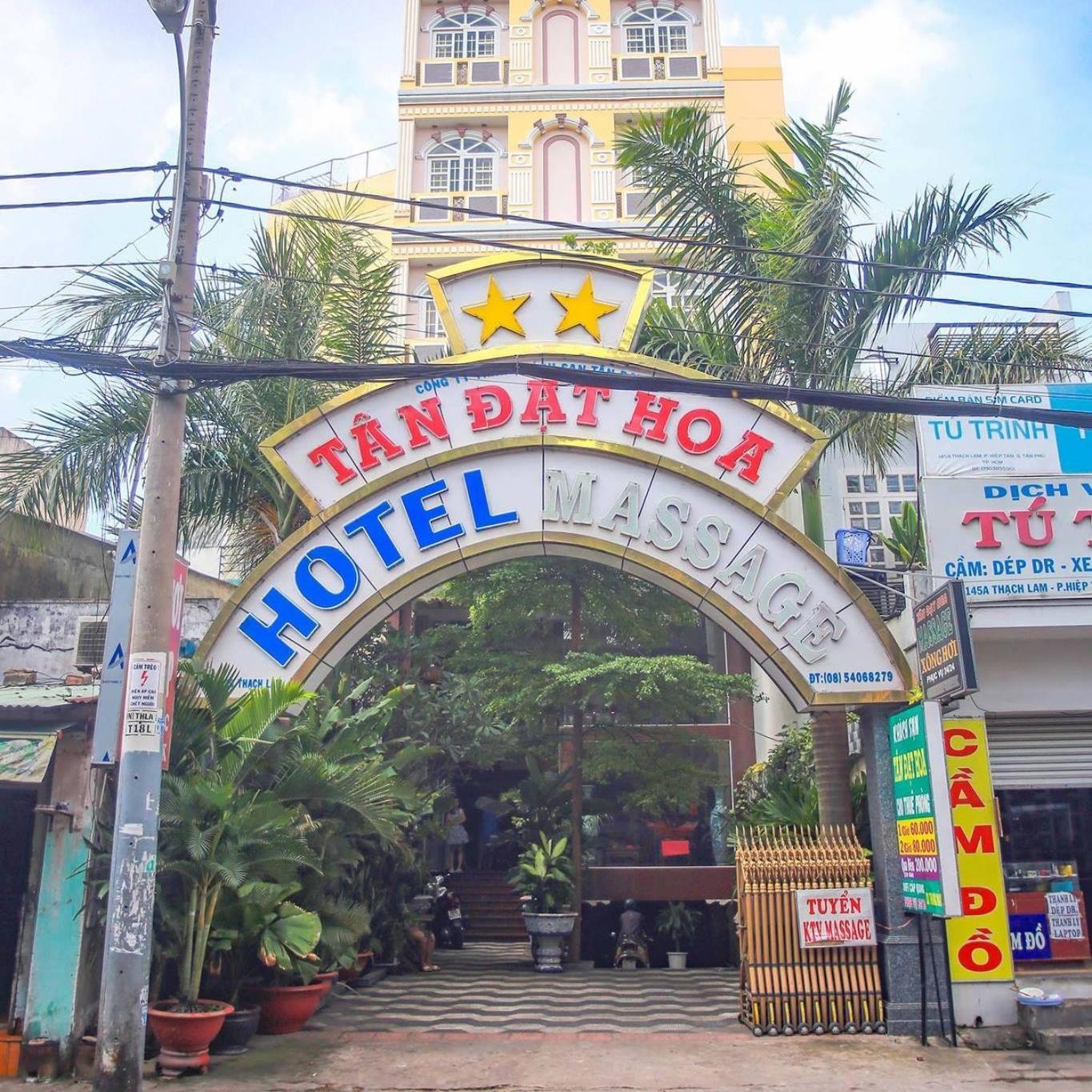 Tan Dat Hoa Hotel & Massage Ho-Chi-Minh-Stadt Exterior foto